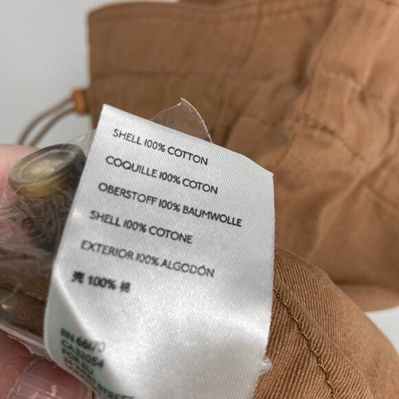 BDG Urban Outfitters brown buttoned cloth elastic waist short womens small - Picture 5 of 7